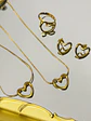 Set de Joyería Corazón Calado - Miniatura 4