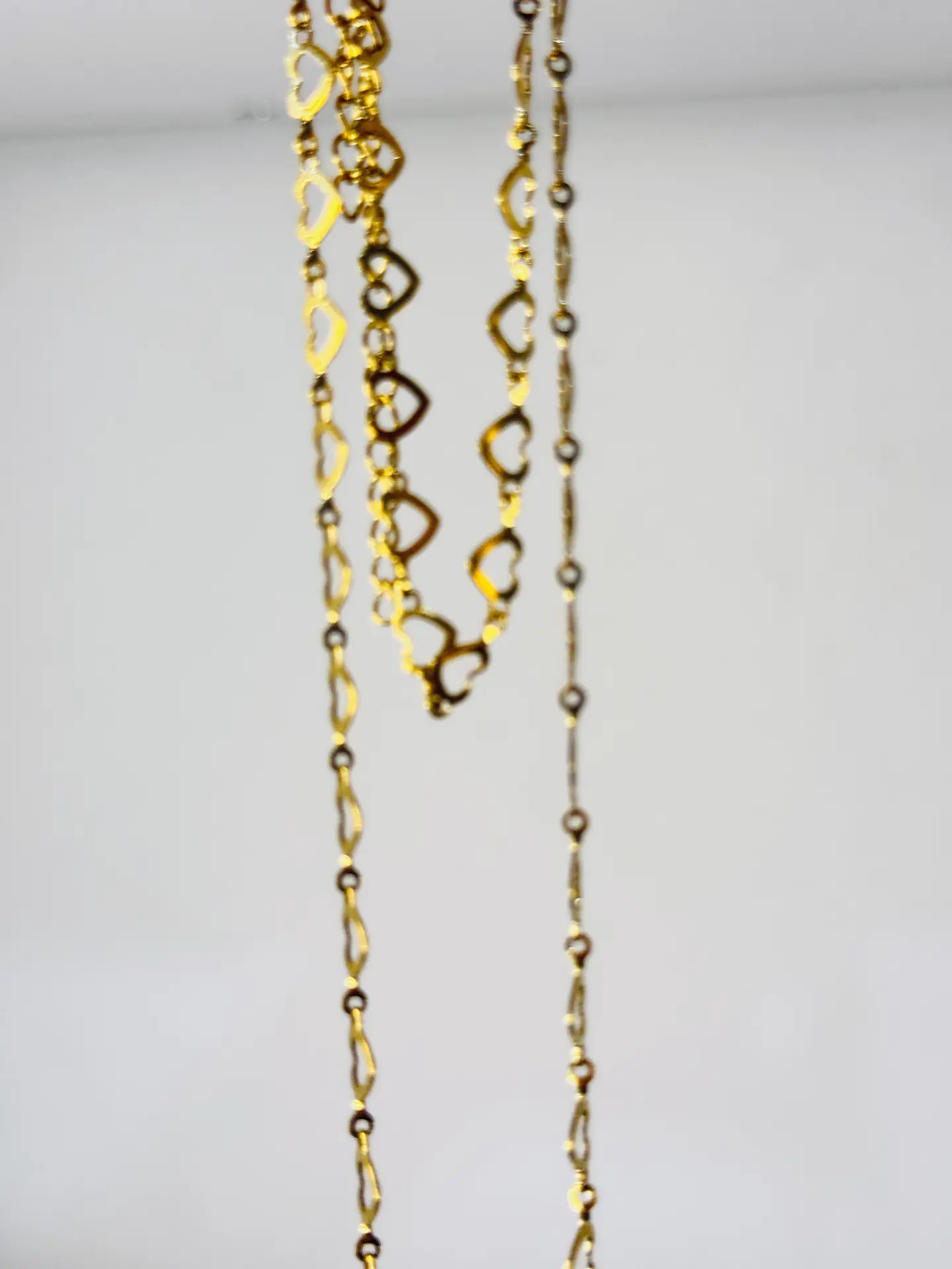 Set Corazones Calados Collar + Pulsera 2