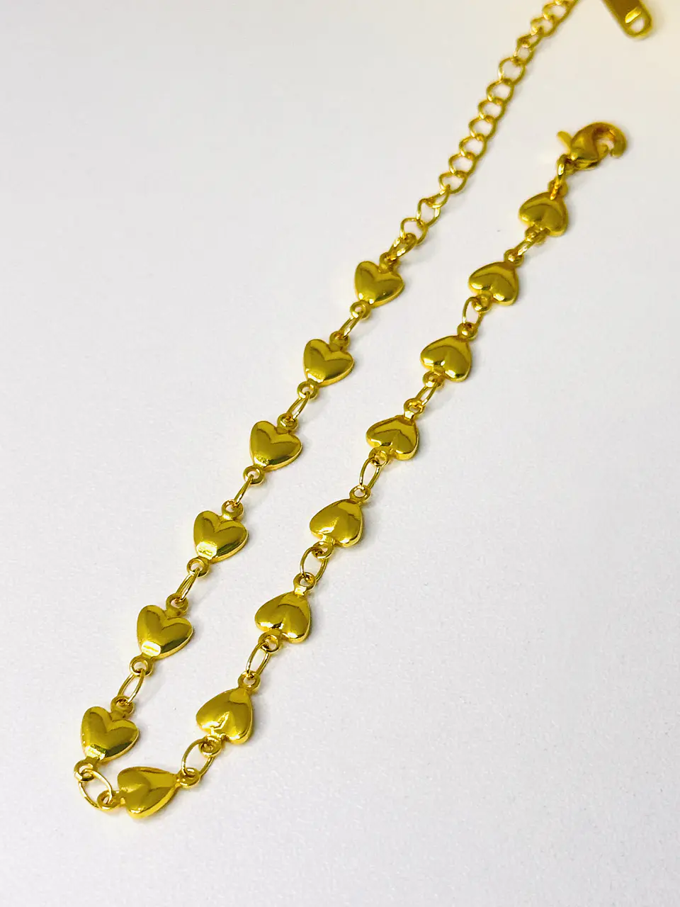 Pulsera Corazones Gold 3