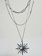 Collar Multicapa Sol Radiante Silver - Miniatura 1