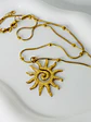 Collar Sol Espiral Gold - Miniatura 2