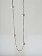 Collar Perlas Intercaladas en Acero - Miniatura 1