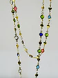 Collar Corbatín Cristales Multicolor - Miniatura 3