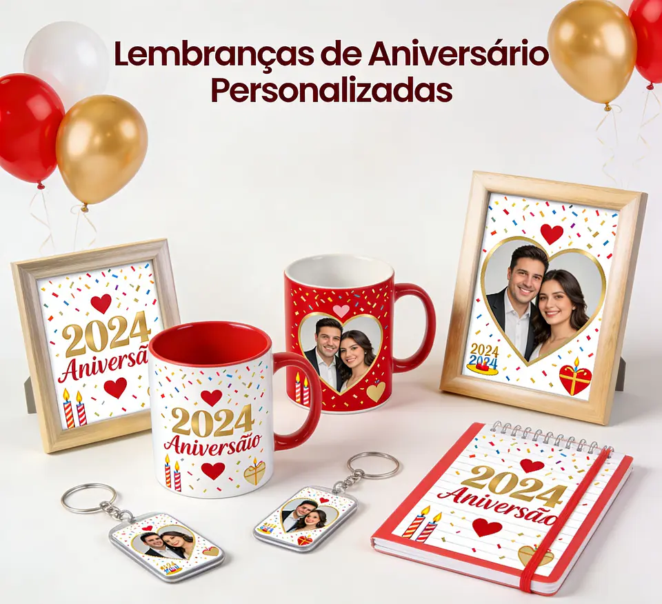 LEMBRANÇAS DE ANIVERSÁRIO PACK  1