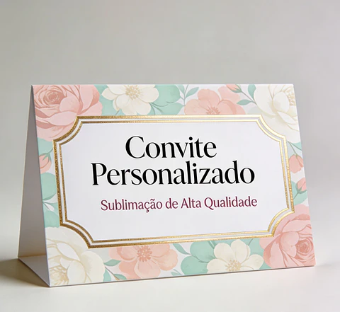 CONVITES PERSONALIZÁVEIS 