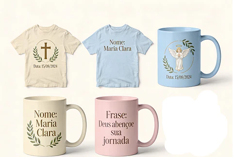BRINDES BATIZADO  PERSONALIZÁVEIS 