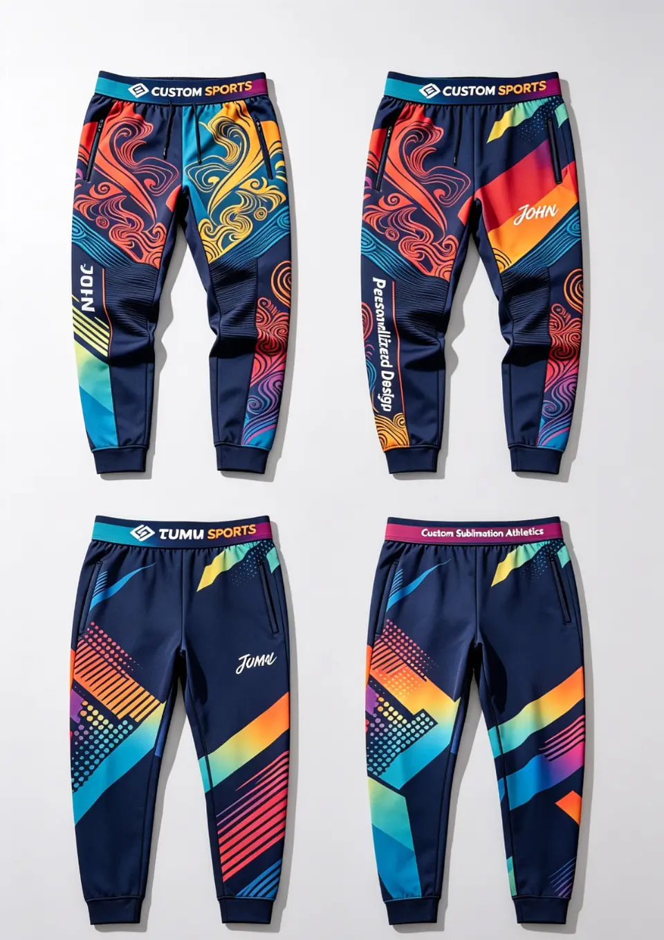 CALÇAS DESPORTIVAS PERSONALIZÁVEIS  1