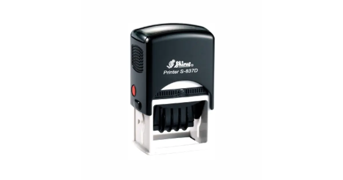 SELLO FECHADOR CON PLACA S-837D