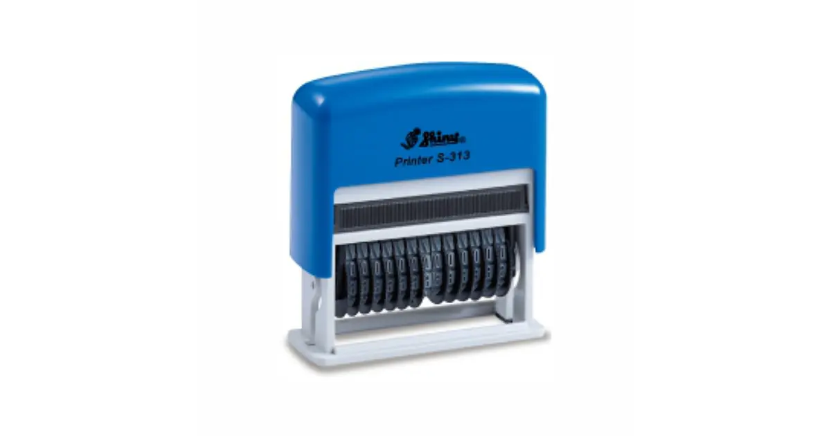 SELLO NUMERADOR AUTOENTINTABLE S-313