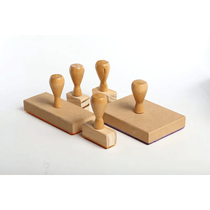 SELLO EN MADERA RECTANGULAR