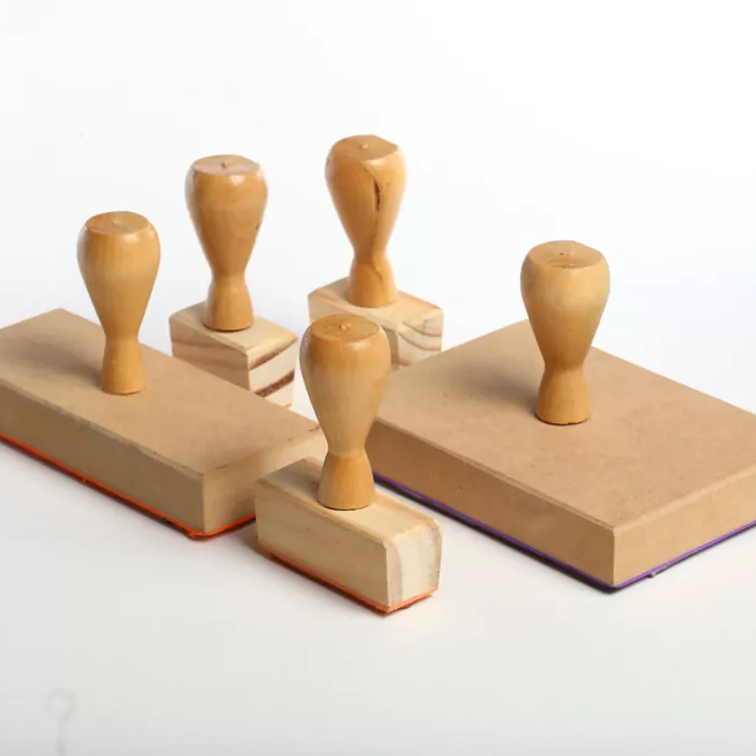 SELLO EN MADERA RECTANGULAR 1