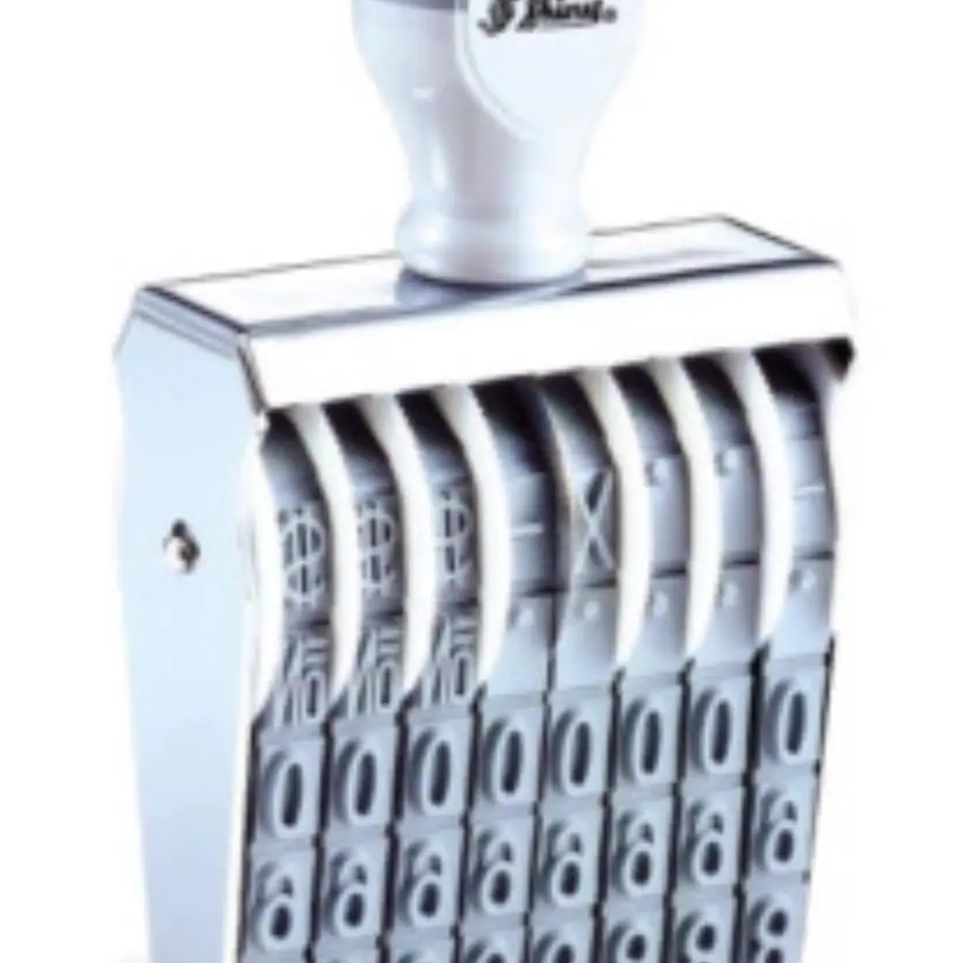 SELLO NUMERADOR MANUAL N-18 - 8 Bandas - 9mm 1