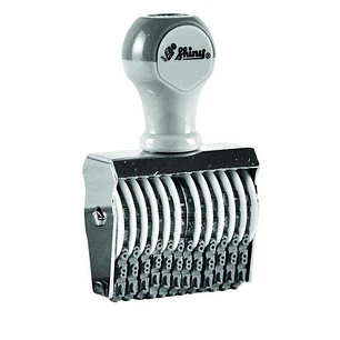 SELLO NUMERADOR MANUAL N-312 - 12 Bandas - 5mm