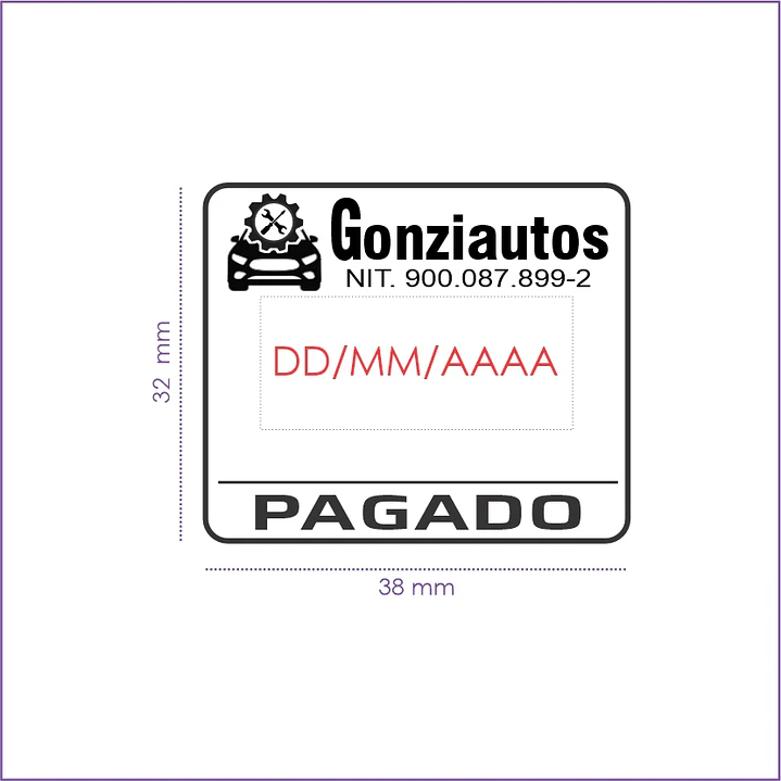SELLO FECHADOR CON PLACA E-911 2