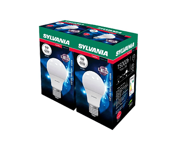 Bombillo Led Sylvania 9w -pack X2 Toledo / Luz Blanca - Fria