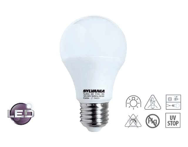 Bombillo Led Sylvania 9w -pack X2 Toledo / Luz Blanca - Fria