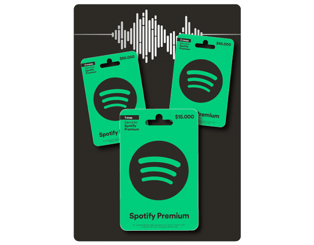 Cómo regalar Spotify Premium con sus tarjetas regalo digitales