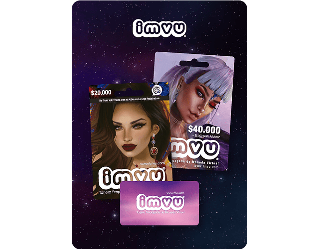 Pin Virtual POSA Virtual IMVU $24.000 ( Region Colombia )