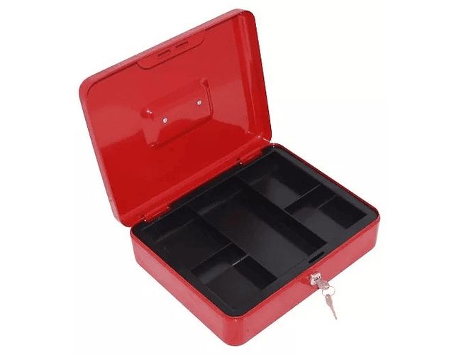 Caja Menor Metal Tradicional Mediana 250x180x90mm