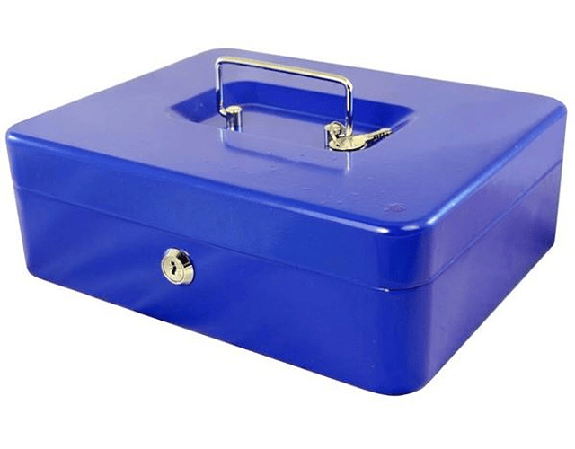 Caja Menor Metal Tradicional Mediana 250x180x90mm