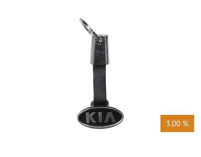 LLAVERO AUTO CUERO MARCA KIA (CUE04)