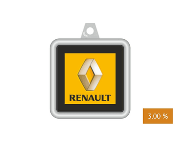 LLAVERO 3D AUTO 1 CARA MARCA RENAULT CAR11