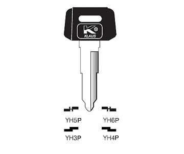 Molde / Llave Para Moto / Goma Ref: Yh-5p Yamaha / Pack X 10