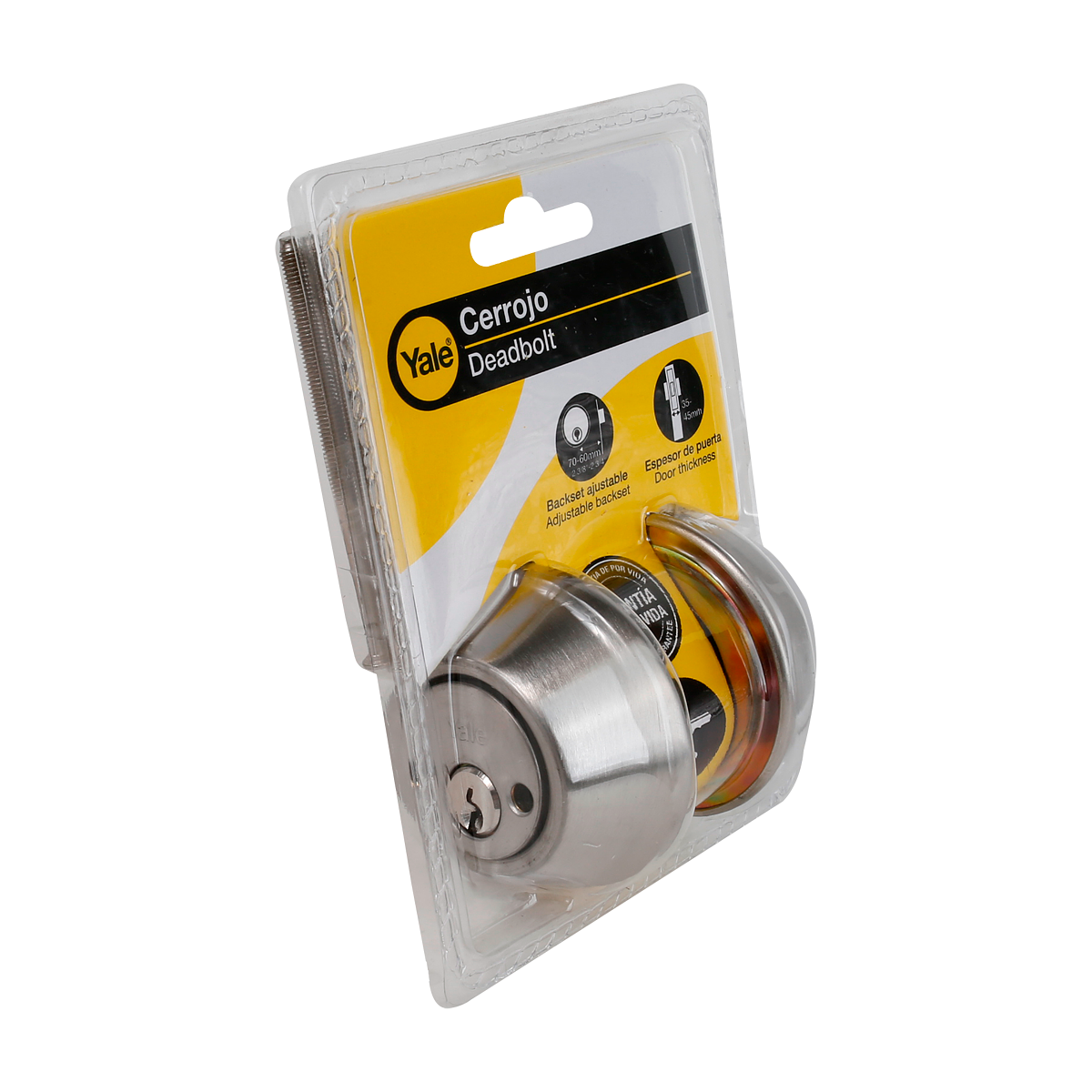 Chapa / Cerradura Cerrojo De Seguridad Yale Kent Cromada