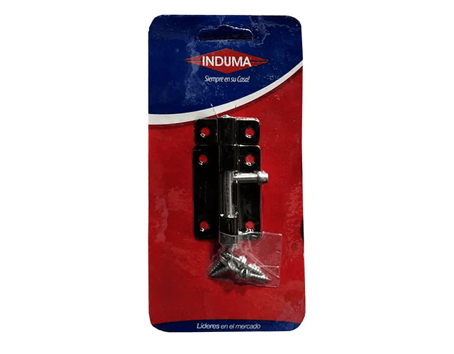 Pasador Cuadrado 2'' Induma Metalico / Pasador Para Puertas