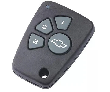 Carcasa Control Chevrolet / Chevystar 4 Botones / Negro