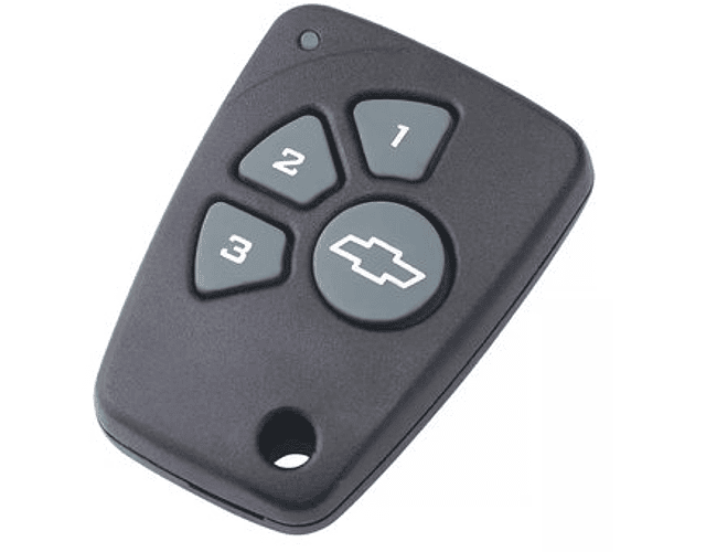 Carcasa Control Chevrolet / Chevystar 4 Botones / Negro