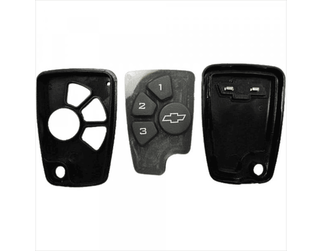 Carcasa Control Chevrolet / Chevystar 4 Botones / Negro