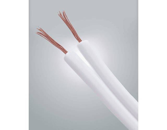 Cable Duplex 2x22 1 Metro Blanco Economico Unidad*