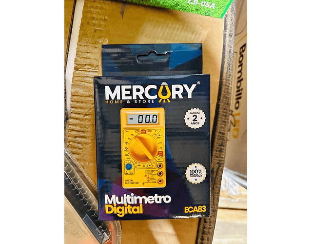 Multimetro Digital Mercury Eca83 / Probador De Voltaje