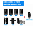 Control Remoto Inalámbrico Para Dispositivos Ttlock 2,4ghz