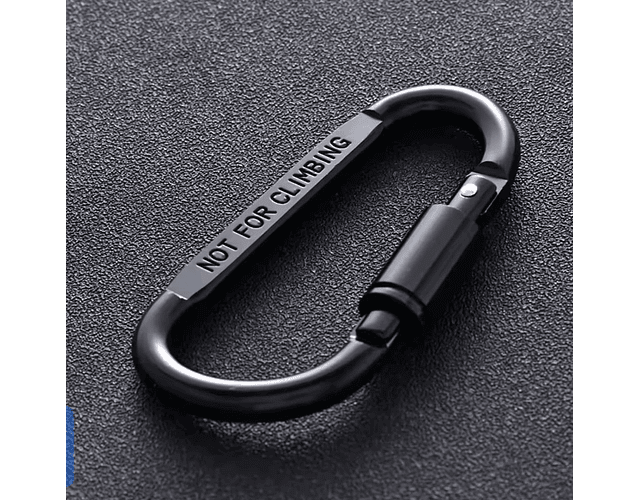 Llavero Alpinista Senderismo Grande Color Gris / X12unidades