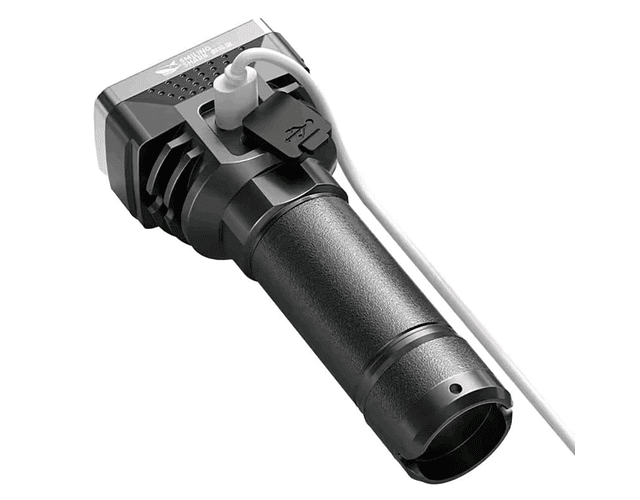 Linterna Recargable 6 Led Usb Camping Senderismo Alto Brillo