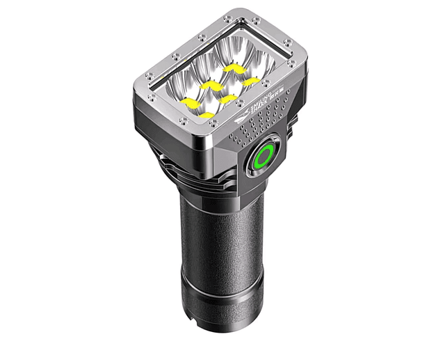 Linterna Recargable 6 Led Usb Camping Senderismo Alto Brillo