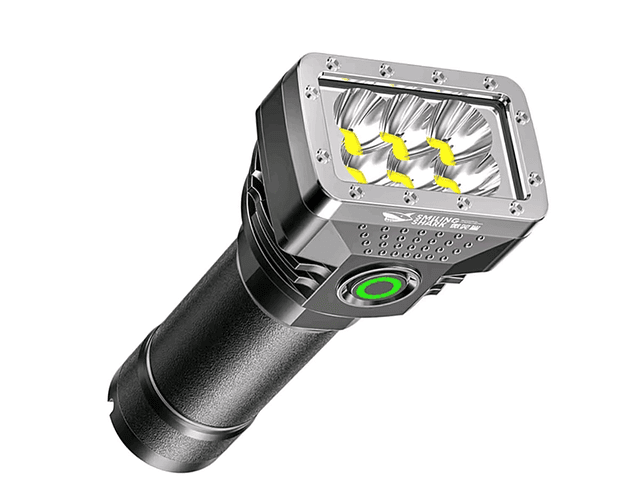 Linterna Recargable 6 Led Usb Camping Senderismo Alto Brillo