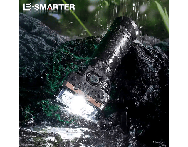 Linterna Recargable 6 Led Usb Camping Senderismo Alto Brillo