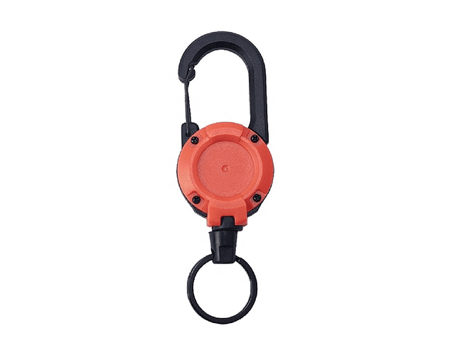 Llavero Retráctil Mosquetón Senderismo Multifuncional Sport 