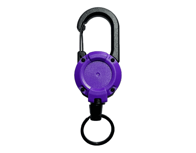 Llavero Retráctil Mosquetón Senderismo Multifuncional Sport 