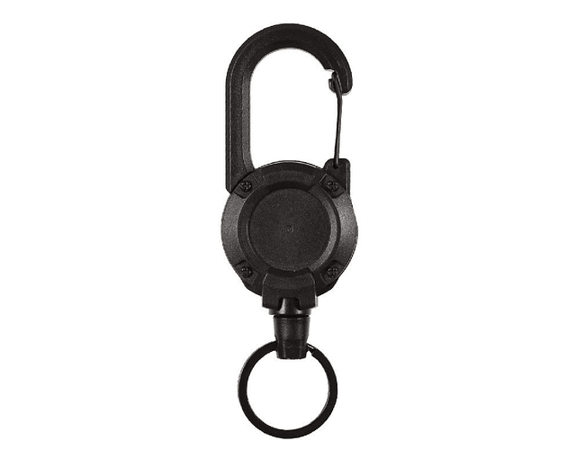 Llavero Retráctil Mosquetón Senderismo Multifuncional Sport 