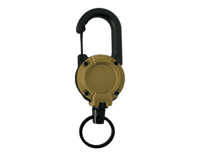 Llavero Retráctil Mosquetón Senderismo Multifuncional Sport 