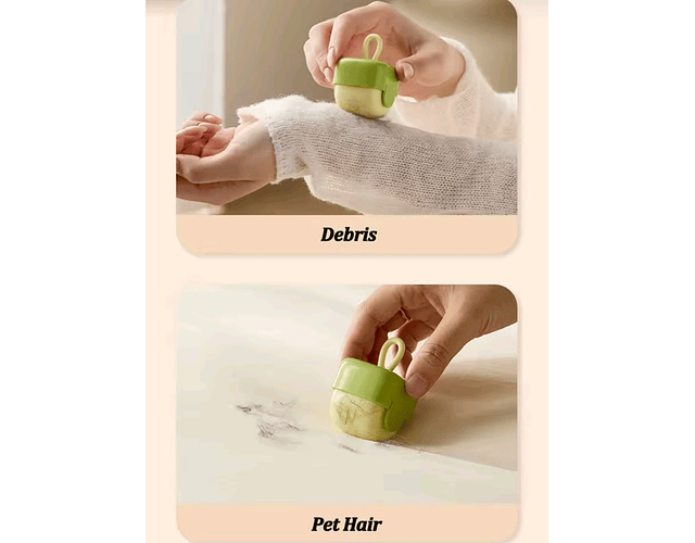 Quita Motas Removedor De Pelusas Lavable Mini Rodillo