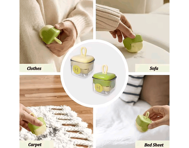 Quita Motas Removedor De Pelusas Lavable Mini Rodillo