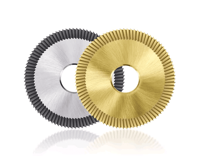 Disco De Corte Fresa Para Maquinas Duplicadoras De Llaves Chinas Titanio