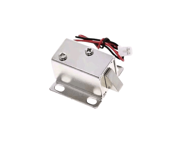 Cerradura Cantonera Electromagnética Pequeña 12v 0.35a Und