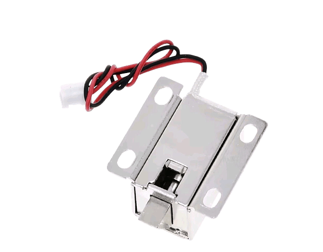 Cerradura Cantonera Electromagnética Pequeña 12v 0.35a Und