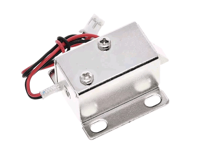 Cerradura Cantonera Electromagnética Pequeña 12v 0.35a Und